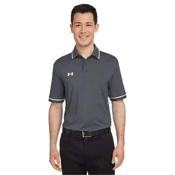 1376904 Under Armout tipped polo