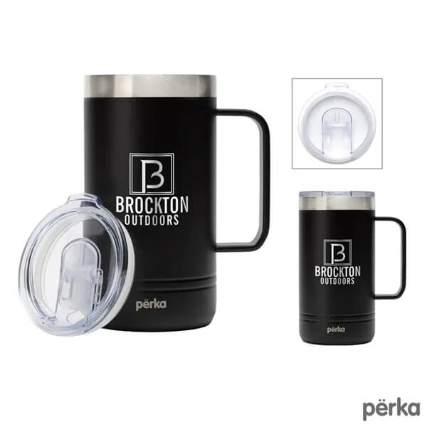 Perka Wayfarer 24 oz. 304 Double Wall Stainless Steel Mug