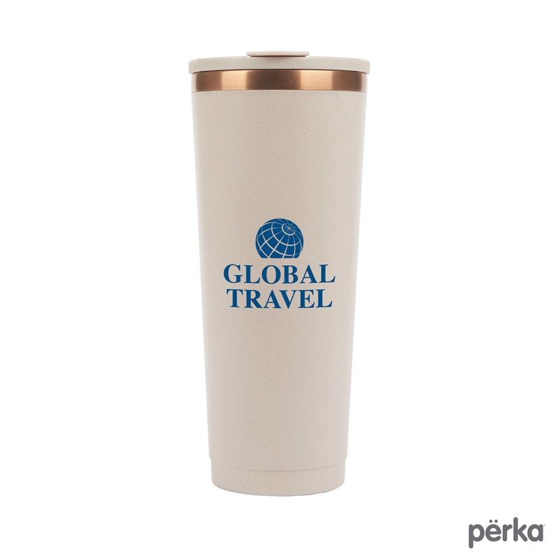 Perka Barbarossa 24 oz. Recycled Steel and Coffee Grounds Tumbler