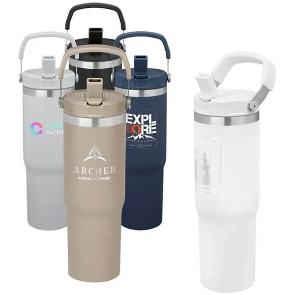 28oz Urban Peak Pinnacle Flip Straw Tumbler